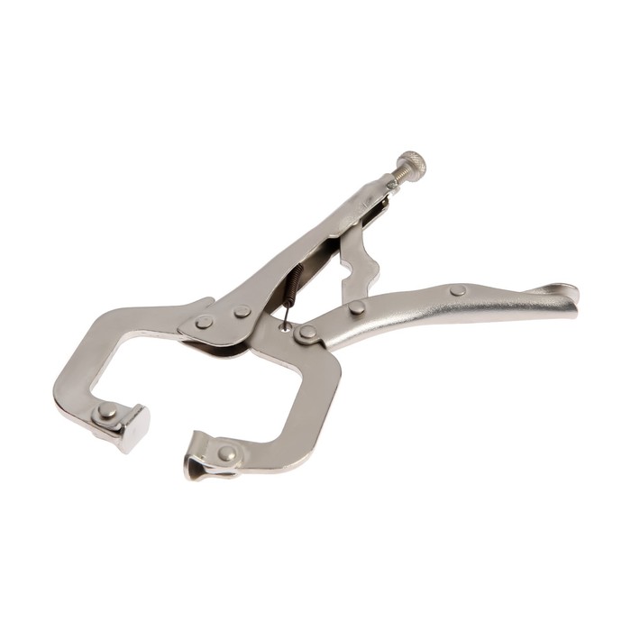 Зажим ручной ТУНДРА, точечный захват, подвижные губки, с фиксатором, 150 мм - Фото 1