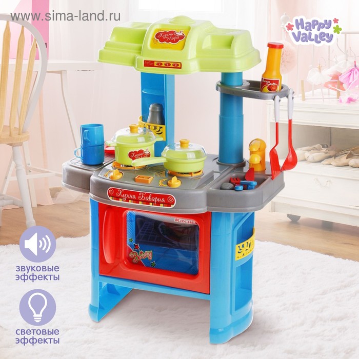 Игровой модуль "Кухня Бавария" с аксессуарами, световые и звуковые эффекты, высота 62 см - Фото 1