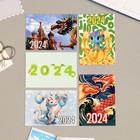 Карманный календарь "Символ года - 1" 2024 год, 7х10см, МИКС - фото 11077617
