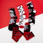Набор новогодних мужских носков "Плохой Санта" р. 41-44 - Фото 2