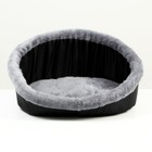 Лежак "Ассоль", 57 x 32 x 28 см, черный - фото 25462526