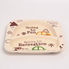 Набор бамбуковой посуды «Машинки», тарелка, миска, стакан, приборы, 5 предметов - Фото 2