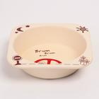 Набор бамбуковой посуды «Машинки», тарелка, миска, стакан, приборы, 5 предметов - Фото 4