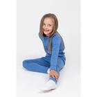 Термобельё для девочки (джемпер,брюки), цвет синий, рост 140 см (38) - Фото 4