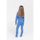 Термобельё для девочки (джемпер,брюки), цвет синий, рост 140 см (38) - Фото 7
