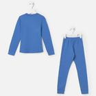 Термобельё для девочки (джемпер,брюки), цвет синий, рост 140 см (38) - Фото 10