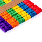 Конструктор деревянный «Построй дом», цветные палочки - Фото 3