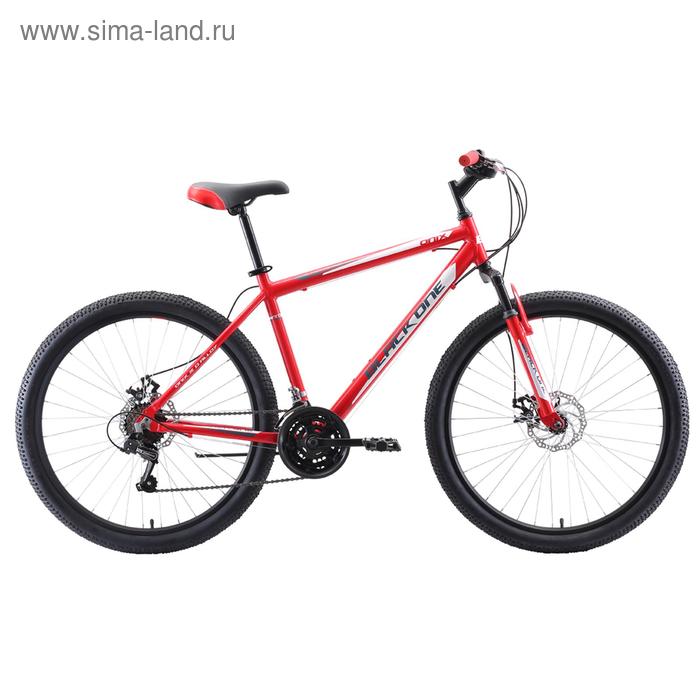 Велосипед 26" Black One Onix D, Al, цвет красный/серый/белый, размер 18" - Фото 1