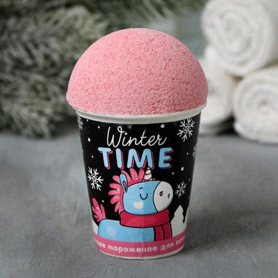 Набор Winter time: соль мелкого помола, бомбочка для ванн