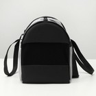 Сумка - переноска для животных "Лонги", 41 х 24 х 30 см, серая - фото 45542948