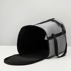 Сумка - переноска для животных "Лонги", 41 х 24 х 30 см, серая - фото 45542949