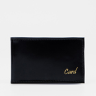 Визитница TEXTURA, 18 карт, цвет чёрный - Фото 3