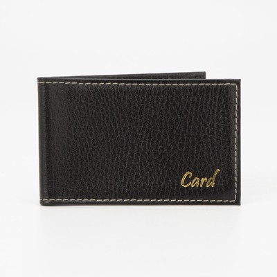 Визитница, 18 карт, TEXTURA, чёрная