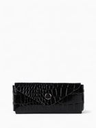 Ключница карманная TEXTURA на кнопке, с кольцом, размер 15×1×6 см, чёрная - Фото 2