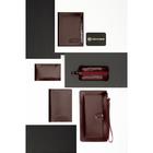 Обложка для автодокументов TEXTURA, цвет бордовый - Фото 5