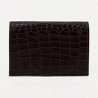 Обложка для паспорта TEXTURA, цвет коричневый - Фото 2