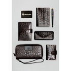 Обложка для паспорта TEXTURA, цвет коричневый - Фото 4