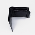 Портмоне мужское на кнопке TEXTURA, отдел для купюр, для карт, для монет, цвет чёрный - Фото 4