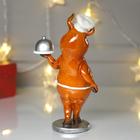 Сувенир полистоун "Бычок шеф-повар" 19х7,5х12 см - Фото 4