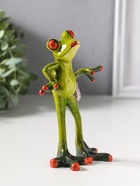 Фигурка полистоун лак «Лягушка Фифа», 15×5.5×10 см - Фото 2
