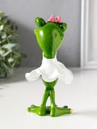 Фигурка полистоун лак «Лягушка Монро», 16.5×8.2×9.5 см - Фото 3