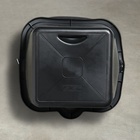 Ведро строительное, 12 л, резинопластик, квадратное с носиком - Фото 14