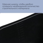 Ведро строительное, 12 л, резинопластик, квадратное с носиком - Фото 3