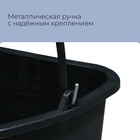 Ведро строительное, 16 л, резинопластик, квадратное с носиком - Фото 3