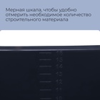 Ведро строительное, 16 л, резинопластик, квадратное с носиком - Фото 4