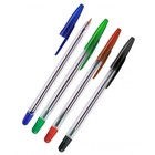 Набор ручек шариковых микс 4 цвета «Стамм» 111, узел 1.0 мм, чернила: синие, красные, зелёные, чёрные, европодвес - Фото 2