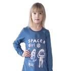 Платье детское Space Girl, рост 104 см, цвет индиго - Фото 6
