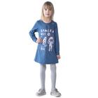 Платье детское Space Girl, рост 98 см, цвет индиго - Фото 4