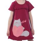 Платье детское, рост 134 см, цвет бордовый - Фото 6