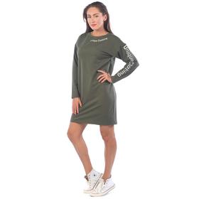 

Платье-футболка Unique Clothing, размер 50, цвет хаки