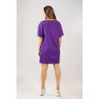 Платье-футболка, размер 46, цвет фиолетовый - Фото 3