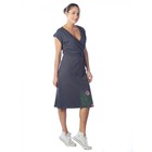 Платье женское «Тропические цветы», размер 50, цвет серый - Фото 3