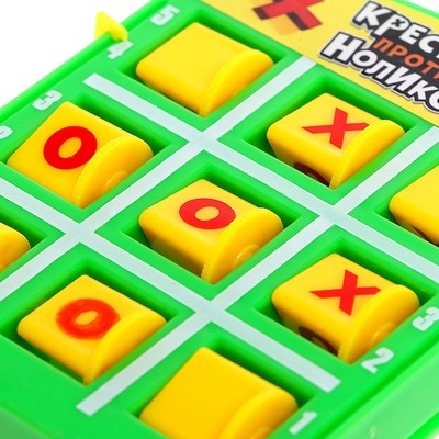 Настольная игра для детей «Крестики против ноликов», от 2 игроков, 3+