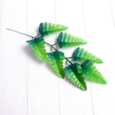 Лист искусственный, 7 листочков, 40 × 17 см