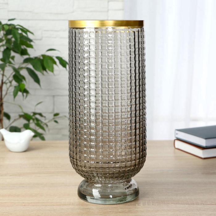 Ваза «Киркинес», 3 л, 30×13 см, стекло - Фото 1