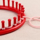 Набор для вязания «Лумы», d=14/19/24/29 см, игла и крючок в комплекте, разноцветный - Фото 2