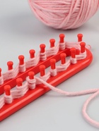 Набор для вязания «Лумы», 25/36/47/57 см, игла и крючок в комплекте, цвет разноцветный - Фото 4