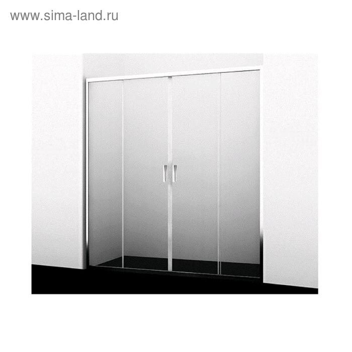 Душевая дверь WasserKRAFT 45S09, 1700 х 1900 мм, раздвижная, прозрачная - Фото 1
