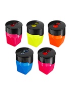 Точилка Calligrata «Классика», двойная, с контейнером, МИКС - Фото 4