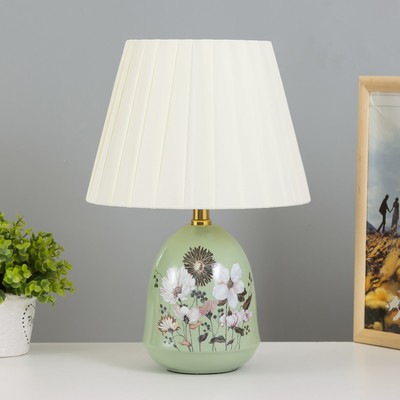 Настольная лампа RISALUX 32034/1, E27, 40 Вт, 25×25×36 см, салатовый