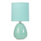 Лампа настольная 48472/1GN E14 40 Вт зеленый 12.5×12.5×27 см RISALUX - фото 27089914