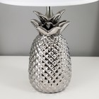 Лампа настольная «Ананас» Е14 40 Вт серебро 22×22×36 см RISALUX - Фото 4
