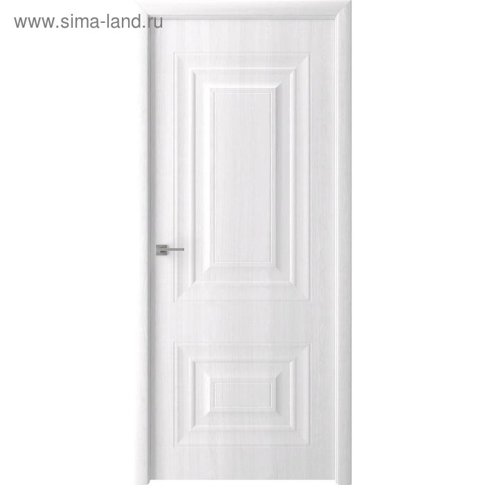 Дверное полотно «Элитекс 1», 600 × 2000 мм, глухое, цвет белый ясень - Фото 1