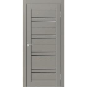 Дверное полотно L 4, 700 × 2000 мм, остеклённое, вставка сатинат графит, цвет grey soft