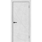 Дверное полотно GEOMETRY-1, 600 × 2000 мм, глухое, цвет бетон снежный - фото 294944522