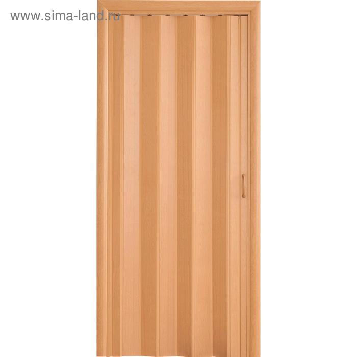 Раздвижная дверь «Вика. Комфорт», 620(840) × 2020 мм, пластик, глухое, цвет миланский орех - Фото 1